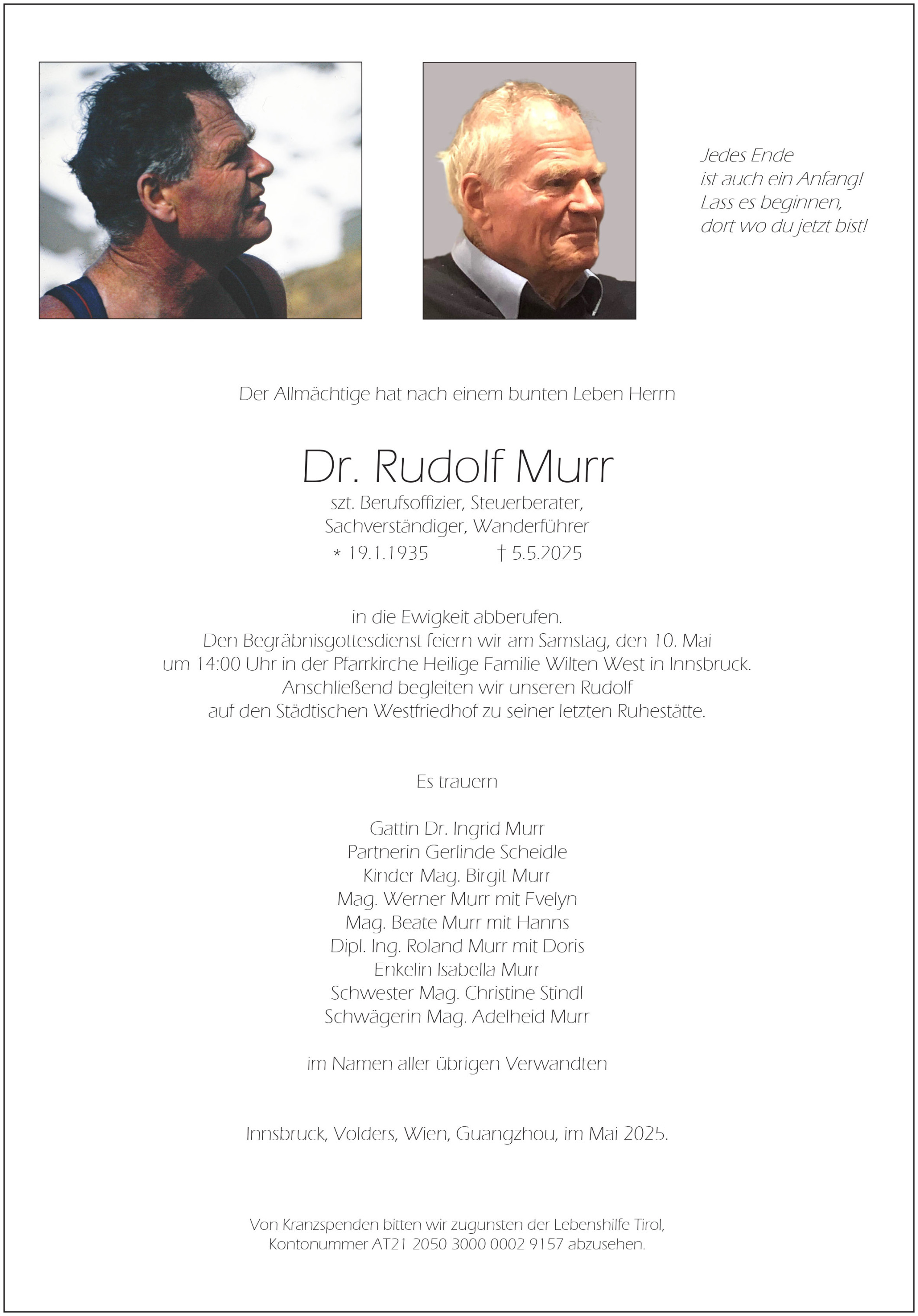 Dr. Rudolf Murr